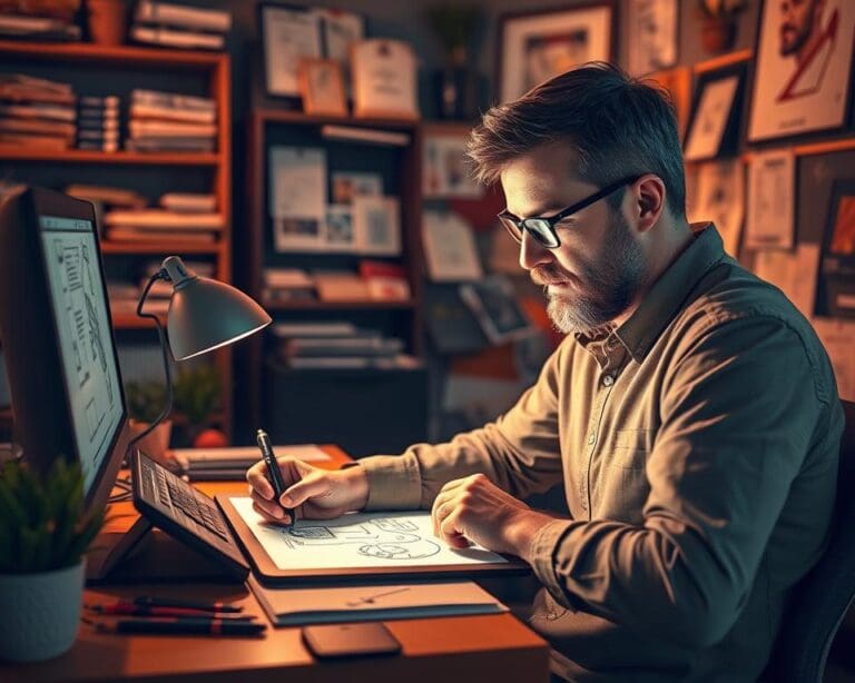 Was macht ein Werbeillustrator im Alltag?