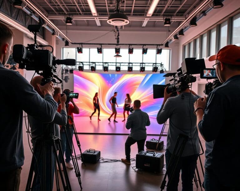 Wie produziert ein Videoteam Werbefilme?