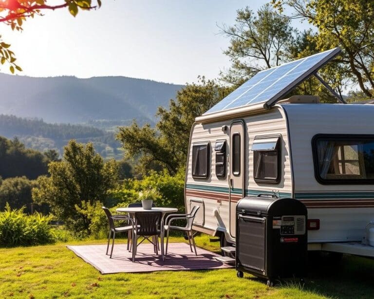 Wie reist man mit Caravan und Solaranlage?