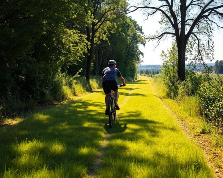 Wie reist man mit dem Fahrrad auf alten Bahntrassen?