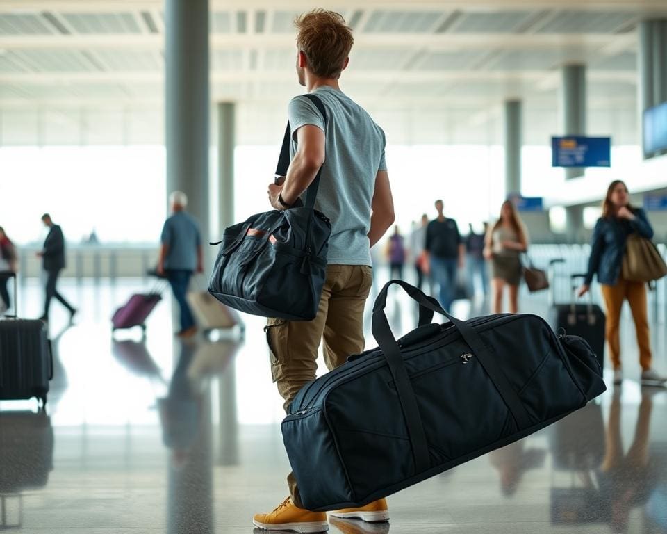 Wie reist man mit dem Flugzeug und Sportausrüstung?