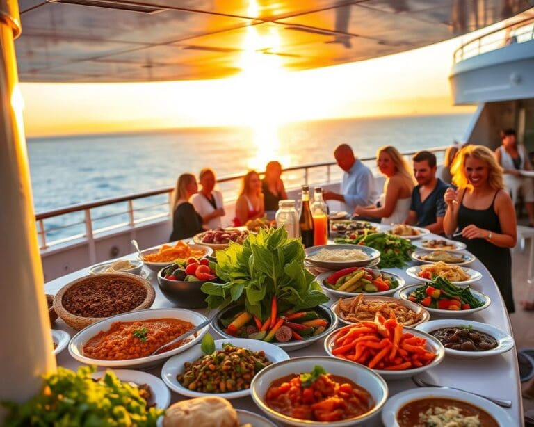 Wie reist man mit dem Kreuzfahrtschiff als Veganer?