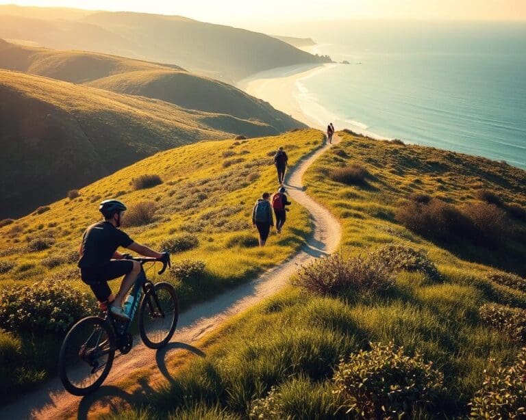 Aktivurlaub: Radfahren, Wandern und Strandspaziergänge