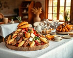 Catering Service mit regionalen Spezialitäten