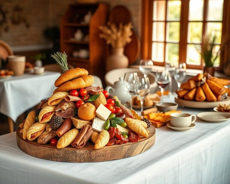 Catering Service mit regionalen Spezialitäten