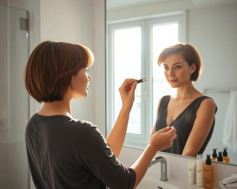 Wie pflegst du kurze Haare für ein sauberes Finish?