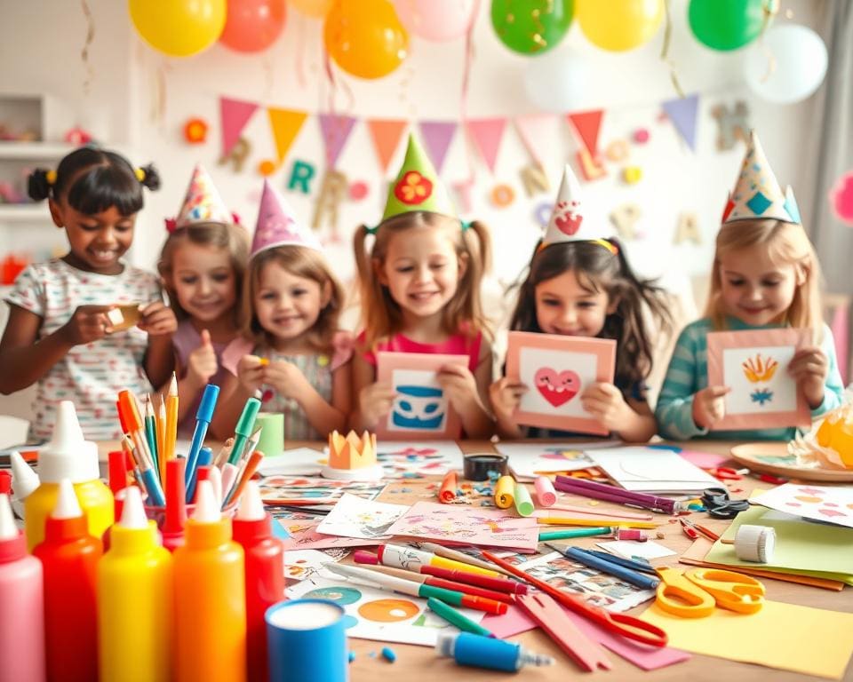 Welche Bastelideen passen für Kindergeburtstage?