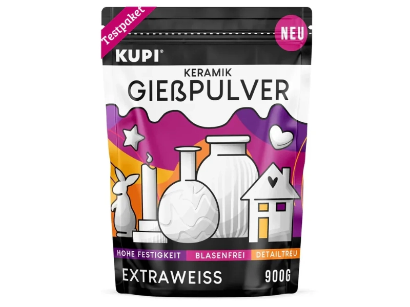 Wie verhindere ich Vergrauen im Gießpulver?