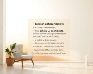 Welche Tipps helfen fuer mehr Achtsamkeit?