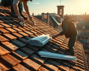 Wie arbeitet ein Dachdecker bei der Sanierung?