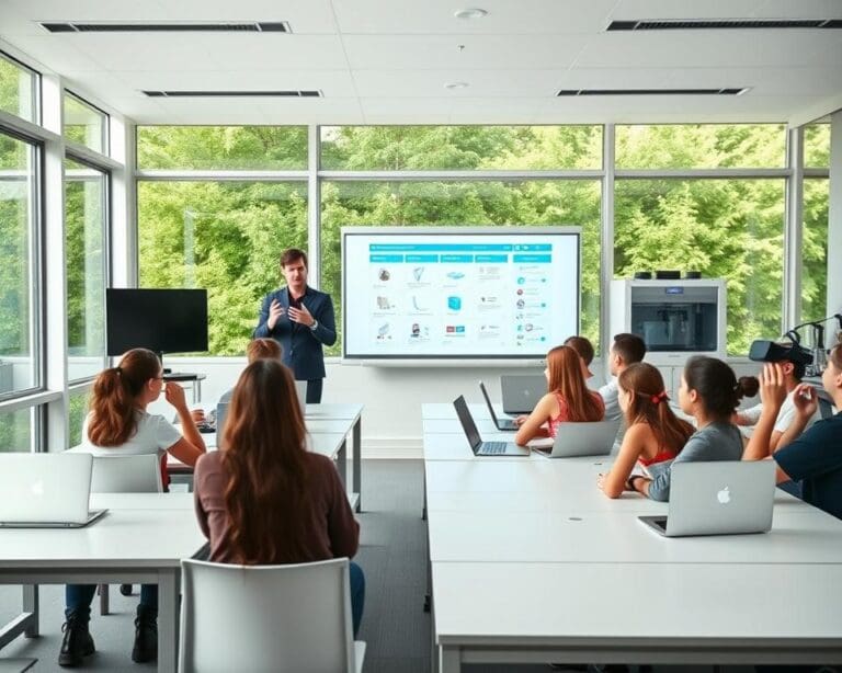 Wie arbeitet ein Lehrer in digitalen Lernumgebungen?