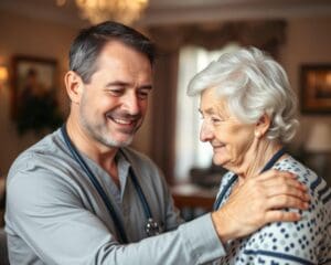 Wie betreut ein Pflegefachmann Senioren im Heim?