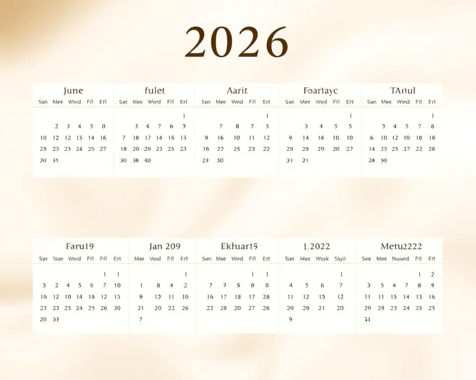 Wie drucke ich einen Kalender 2026 für Hessen aus?