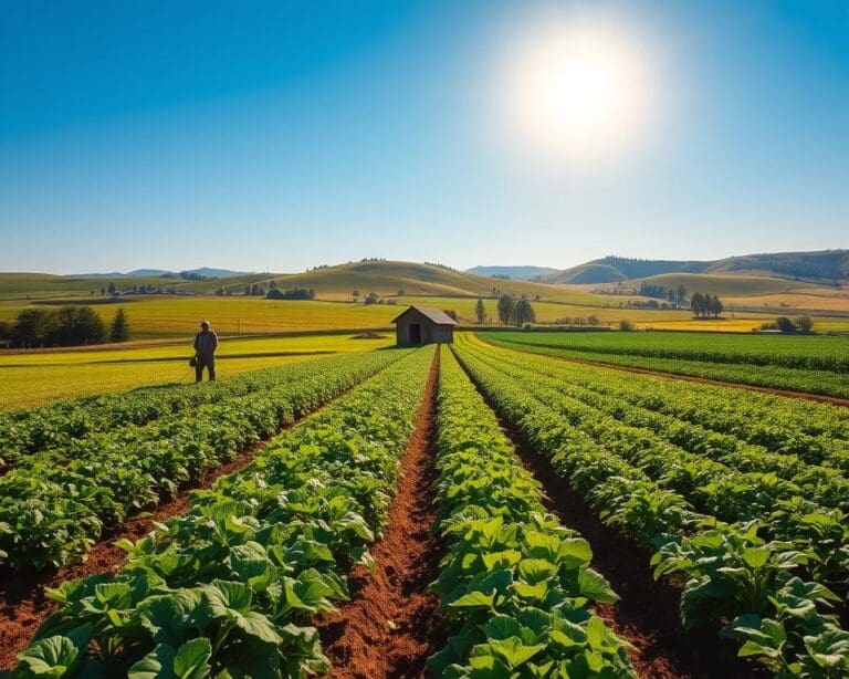 Wie plant ein Landwirt den Anbau nachhaltig?