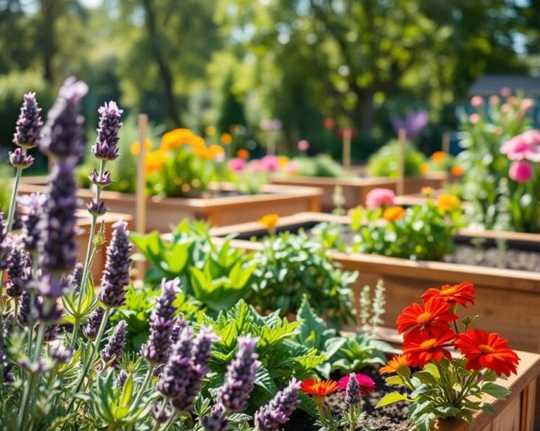 Was macht niedrige Beete pflegefreundlich?