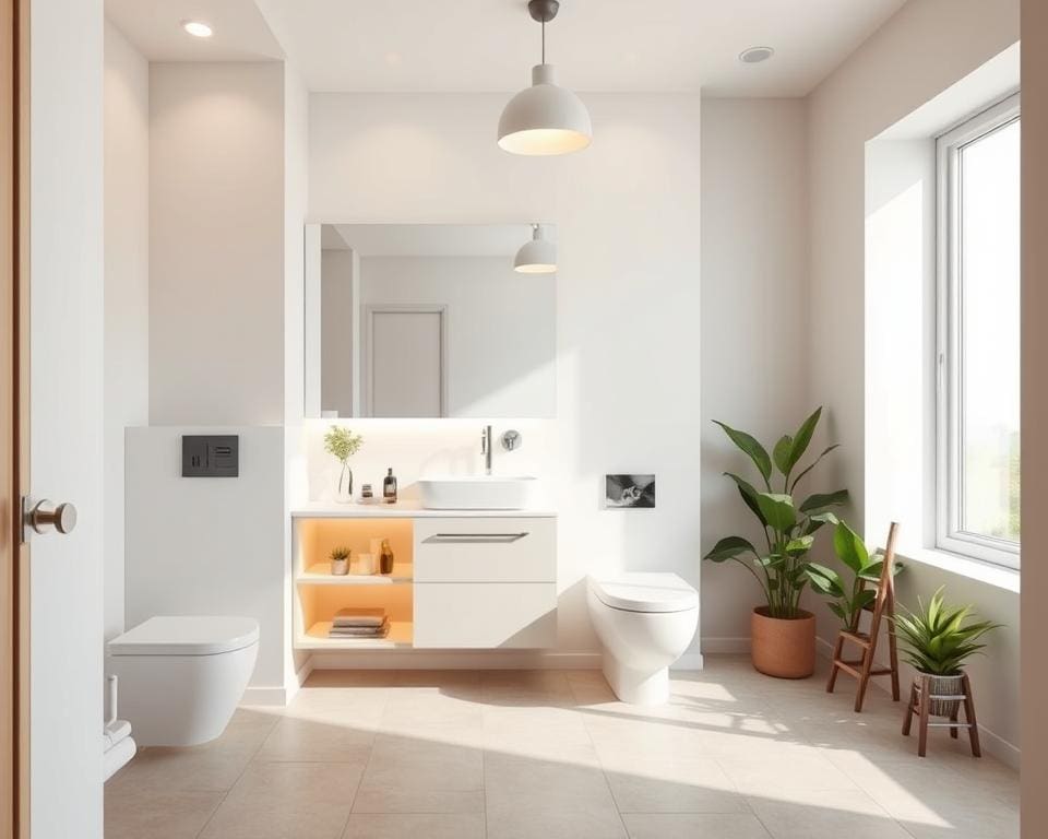 Was sind gute Loesungen fuer kleine Badezimmer?