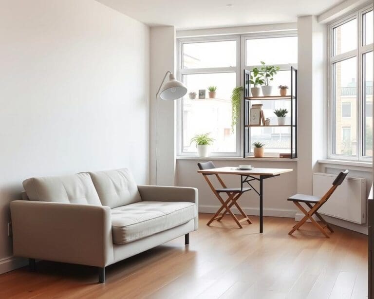 Was sind platzsparende Ideen fuer kleine Wohnungen?