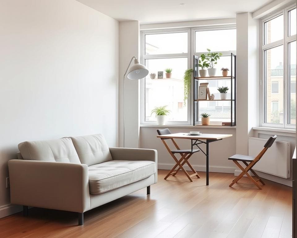 Was sind platzsparende Ideen fuer kleine Wohnungen?