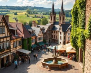 Wie entdeckst du den Charme kleiner europaeischer Doerfer?