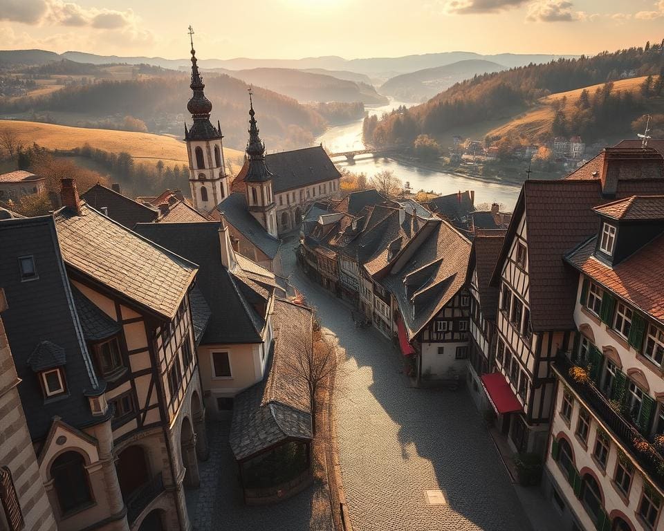 Wie entdeckst du historische Staedte in Deutschland?