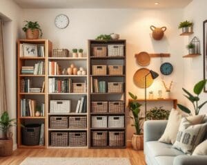 Wie findest du praktische Stauraumideen fuer die Wohnung?