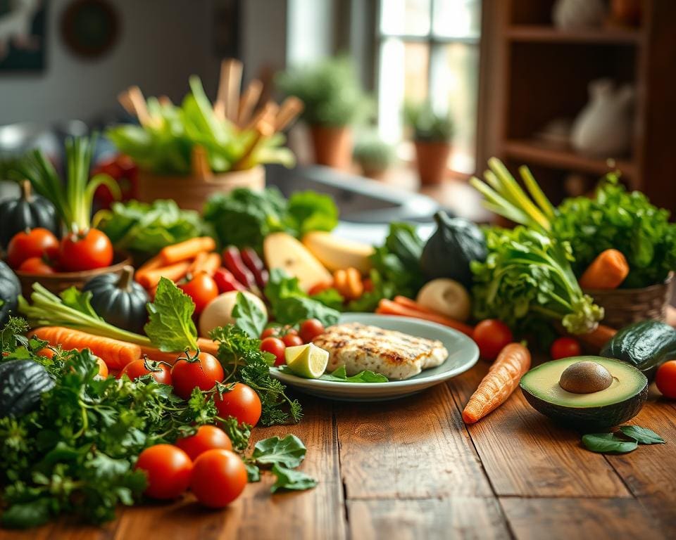 Wie haeltst du eine ausgewogene Ernaehrung ein?