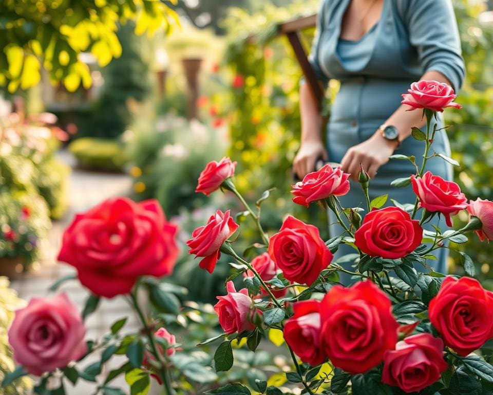Wie pflegst du Rosen ohne großen Aufwand?