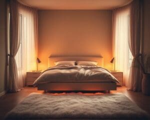 Wie richtest du ein Schlafzimmer ruhig und gemuetlich ein?