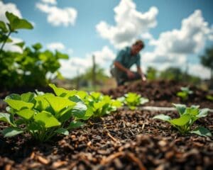 Wie schützt Mulch deine Beete vor Hitze?