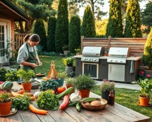 Wodurch wird eine Gartenküche alltagstauglich?