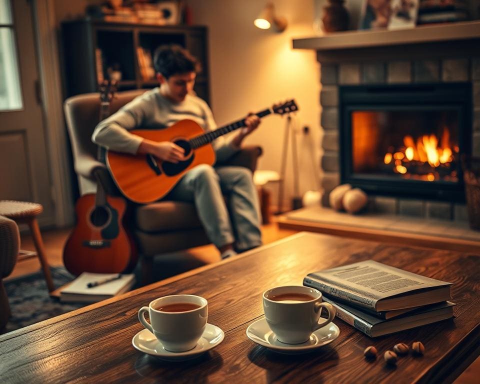 Warum passt Gitarrenmusik gut zu gemütlichen Abenden?