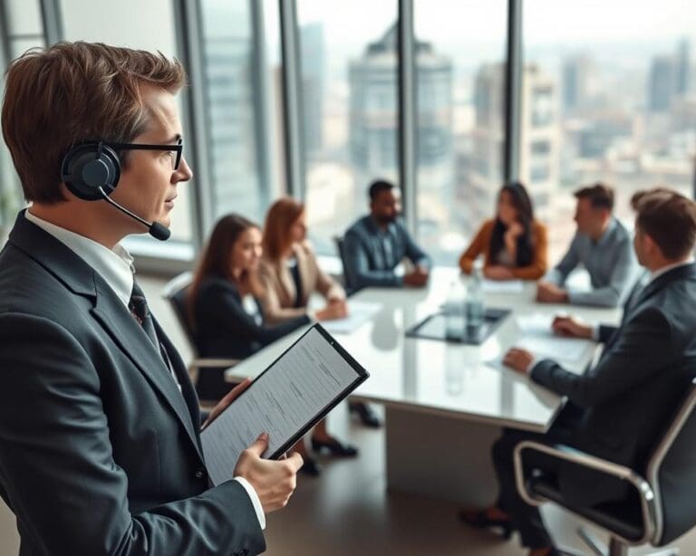 Was bietet ein Dolmetscher für internationale Kunden?