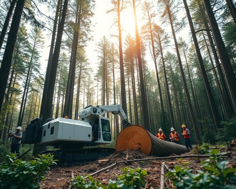 Was leisten smarte Maschinen im Forstbetrieb?