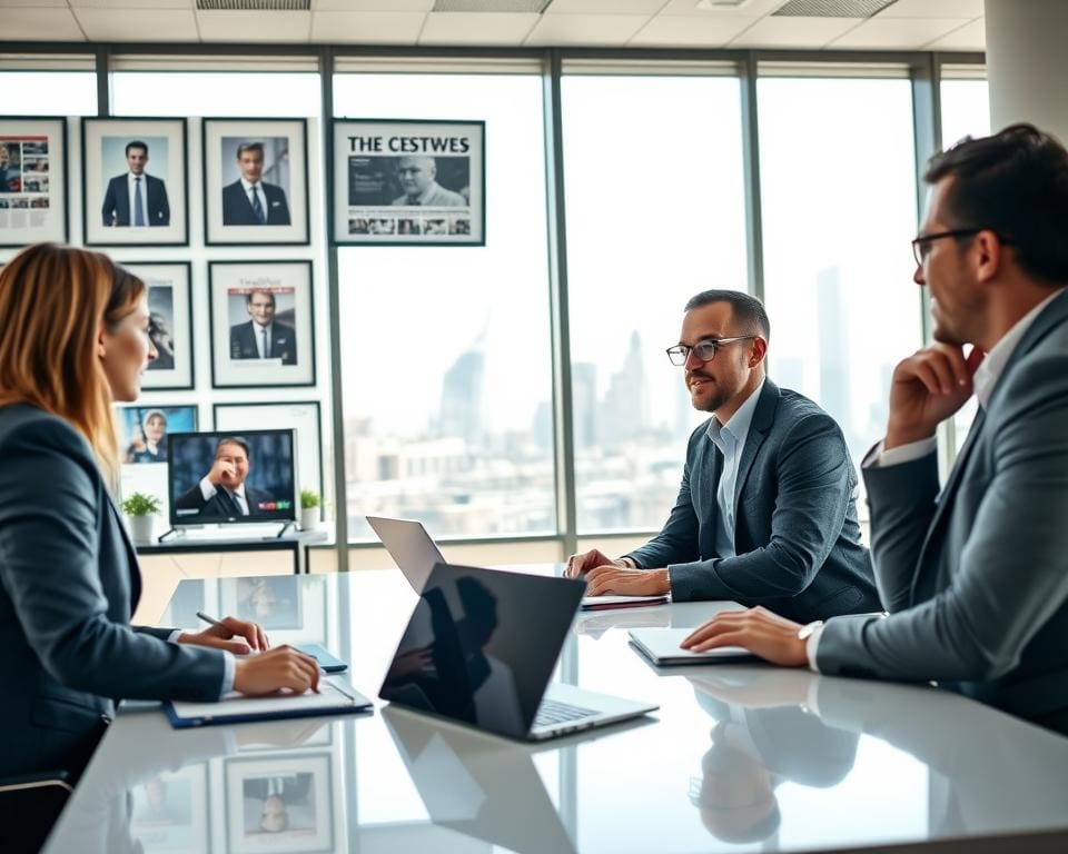 Wie arbeitet ein PR-Manager mit Medien zusammen?