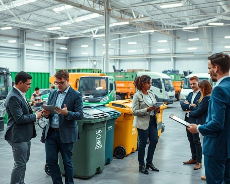 Wie unterstützen digitale Tools Entsorgungsbetriebe?