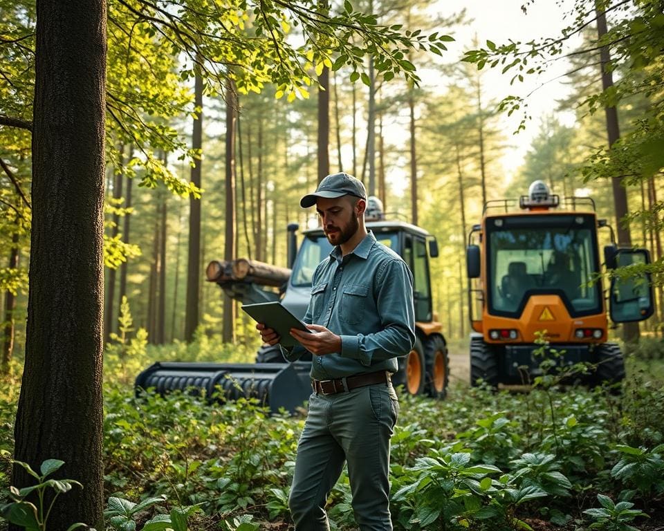 Wie unterstützen digitale Tools Forstwirtschaft?
