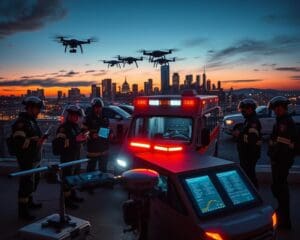 Wie unterstützen technische Lösungen Rettungsdienste?