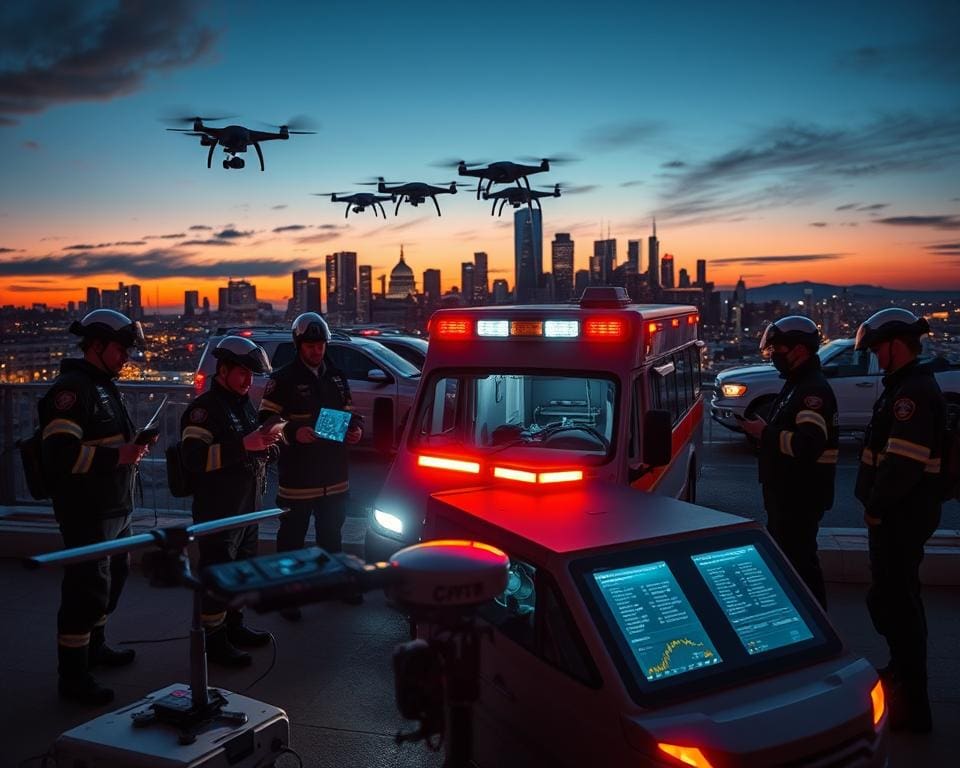 Wie unterstützen technische Lösungen Rettungsdienste?