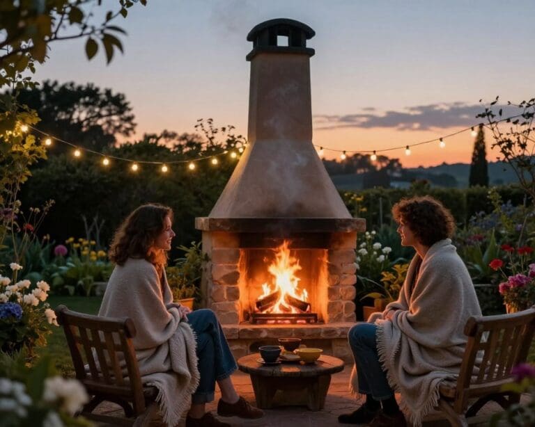 Was bringt ein Außenkamin für gemütliche Abende?