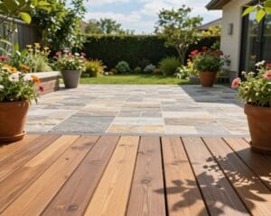 Welche Materialien eignen sich für eine Gartenterrasse?