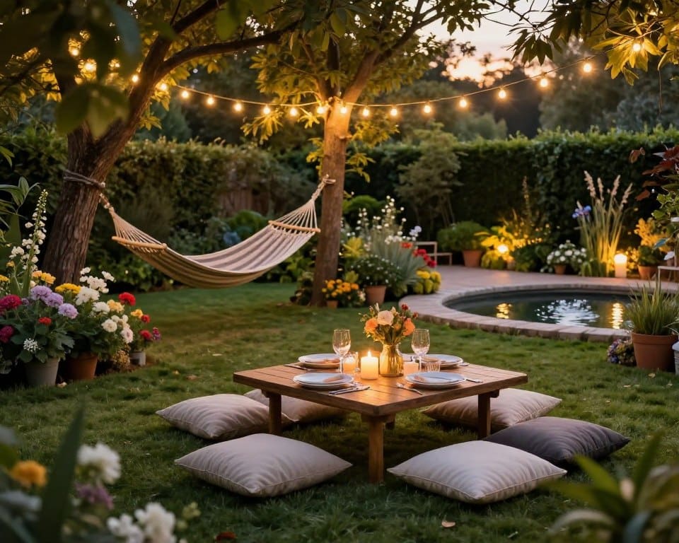 Wie gestaltet man einen Garten für lange Sommerabende?