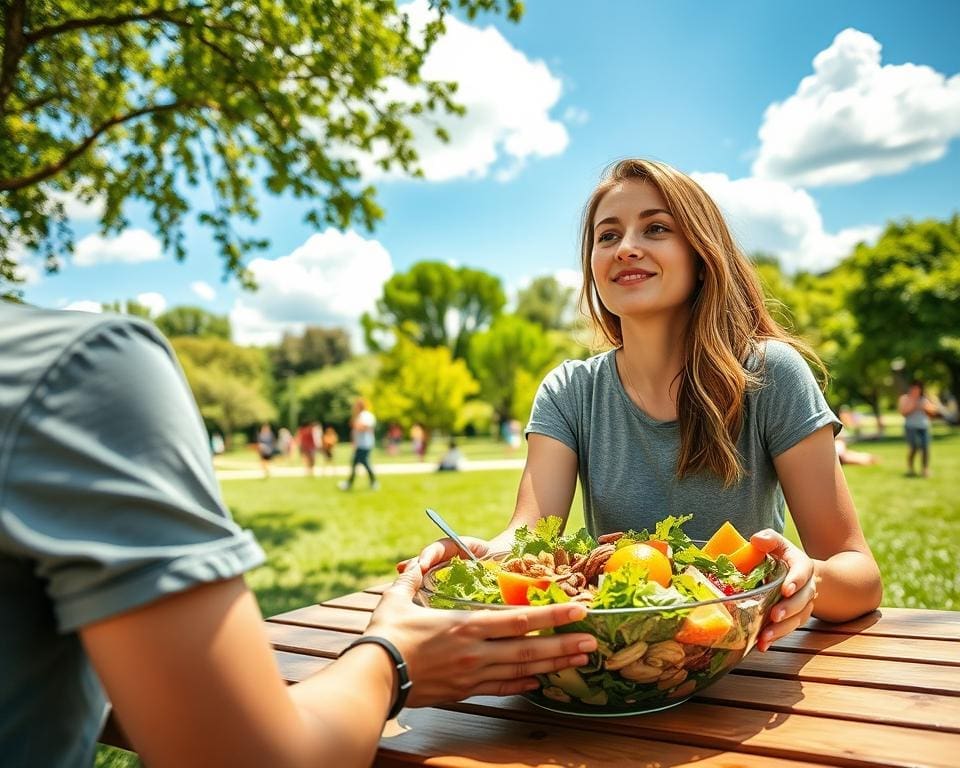 gesunde Ernährung unterwegs