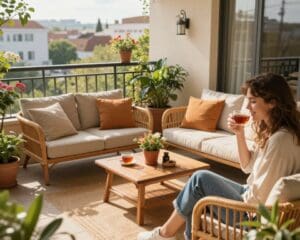 Balkon gemütlich gestalten