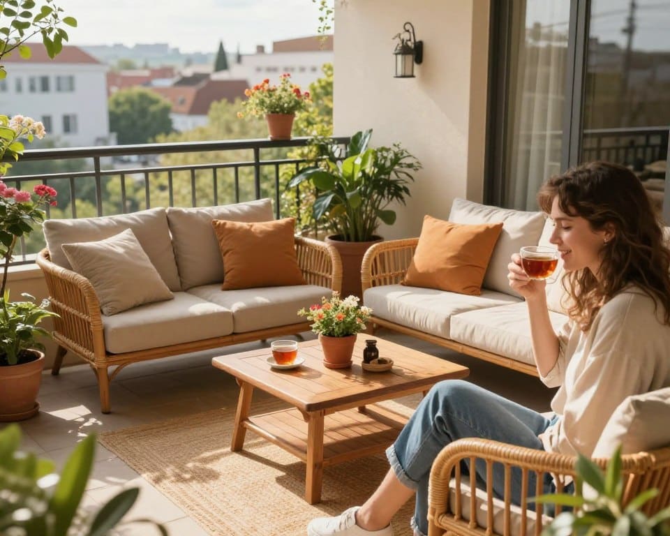 Balkon gemütlich gestalten