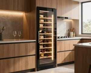 Weinkühlschrank in der Küche